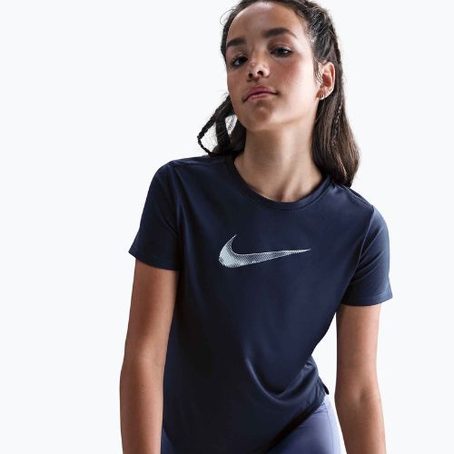 Children's training T-shirt Nike One Classic midnight navy/midnight navy