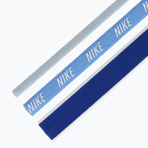Headbands Nike Mixed Width Headband 3 pcs. light armory blue/university blue/white