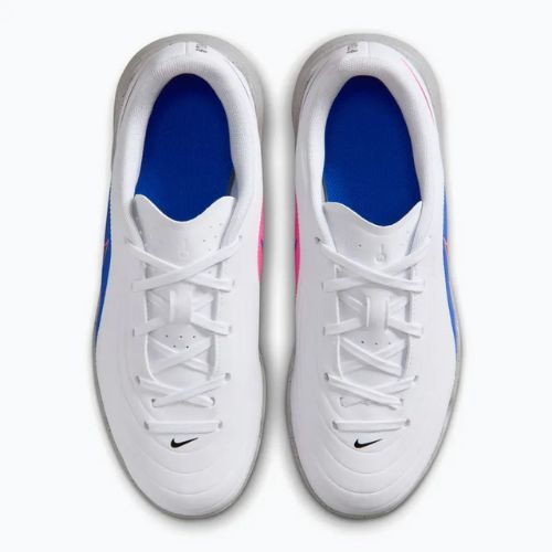 Children's football boots Nike Tiempo Maestro Club Jr IC white/racer blue/pink blast/black