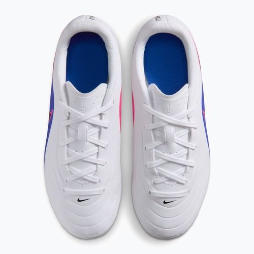 Children's football boots Nike Tiempo Maestro Club Jr FG/MG white/racer blue/pink blast/black