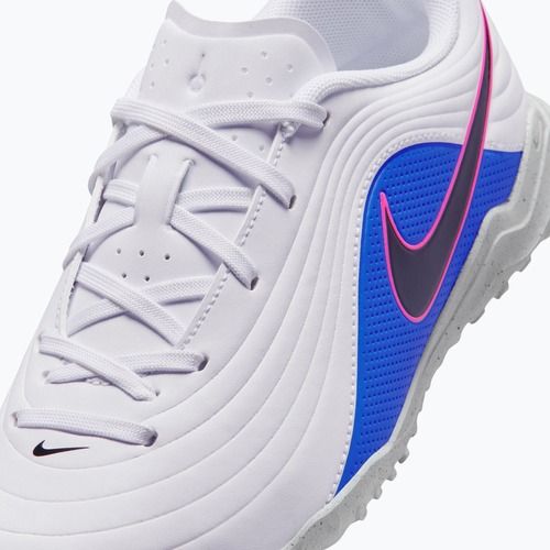 Children's football boots Nike Tiempo Maestro Club Jr TF white/racer blue/pink blast/black