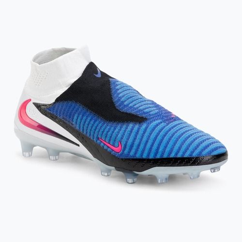 Men's football boots Nike Phantom 6 High Elite AG racer blue/white/pink blast