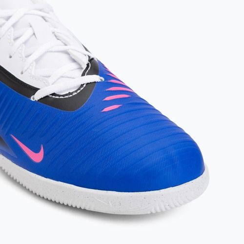 Men's football boots Nike Phantom 6 Low Club IC racer blue/white/pink blast
