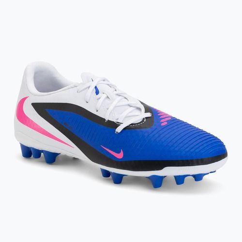 Men's football boots Nike Phantom 6 Low Academy AG racer blue/white/pink blast