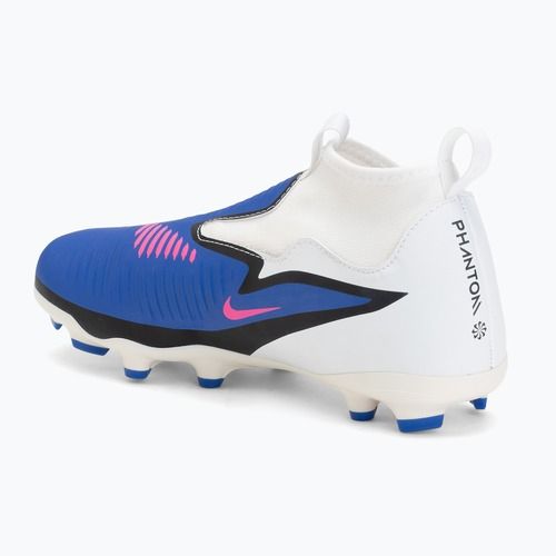 Children's football boots Nike Jr. Phantom 6 High Academy FG/MG racer blue/white/pink blast