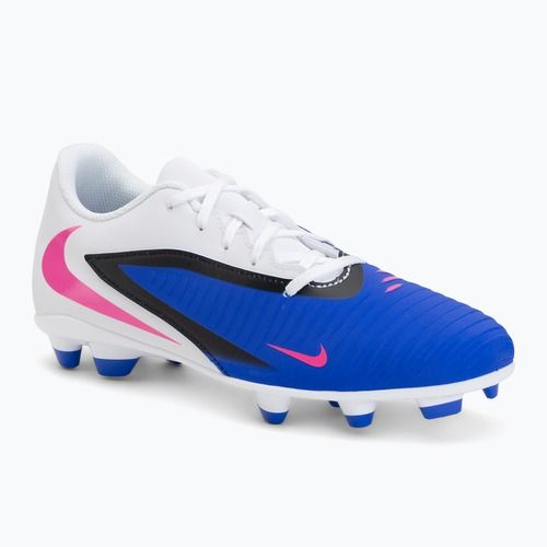 Men's football boots Nike Phantom 6 Low Club FG/MG racer blue/white/pink blast