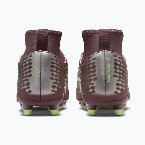 Children's football boots Nike Mercurial Superfly 10 Club "Kylian Mbappé" Jr FG/MG plum eclipse/metallic silver