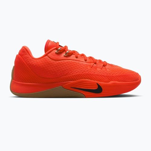 Men's basketball shoes Nike Street Flare bright crimson/gum light brown/black