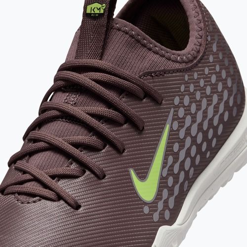 Children's football boots Nike Mercurial Vapor 16 Academy Kylian Mbappe TF plum eclipse/metallic silver