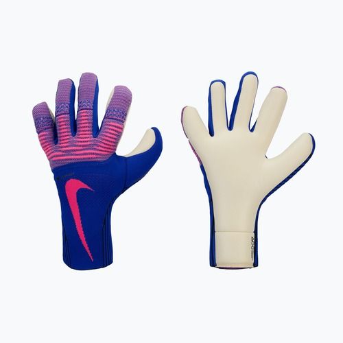 Goalkeeper gloves Nike Phantom racer blue/black/pink blast