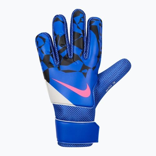 Goalkeeper gloves Nike Match Jr. racer blue/black/pink blast