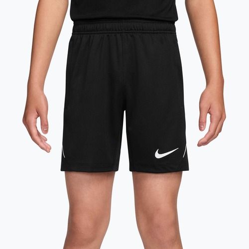 Children's football shorts Nike Strike Dri-Fit black/white/white/white