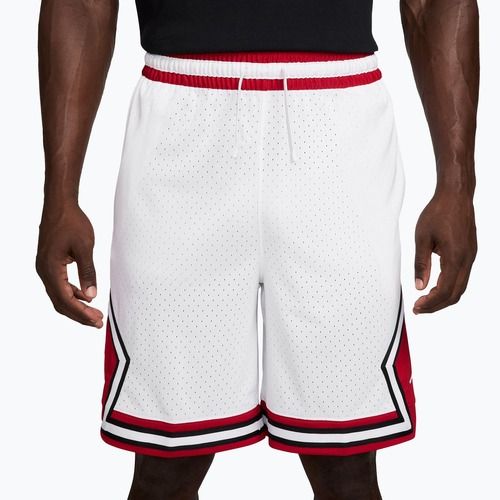 Men's basketball shorts Jordan Sport Dri-FIT 9" Diamond white/gym red/white