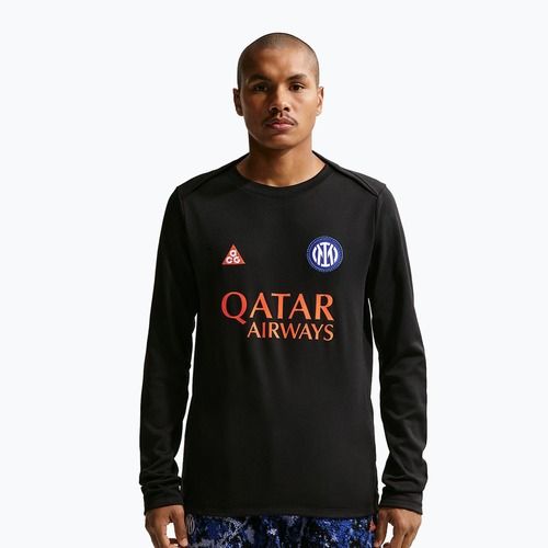 Men's football longsleeve Nike Inter Milan Academy Pro Warm SE black/safety orange