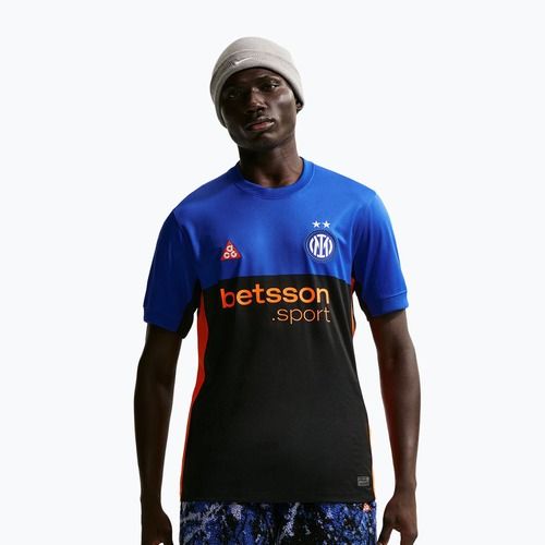 Men's football T-shirt Nike Inter Milan Stadium SE hyper blue/black/safety orange