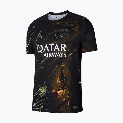 Men's football T-shirt Nike Paris Saint-Germain 2025/26 Match black/white/black