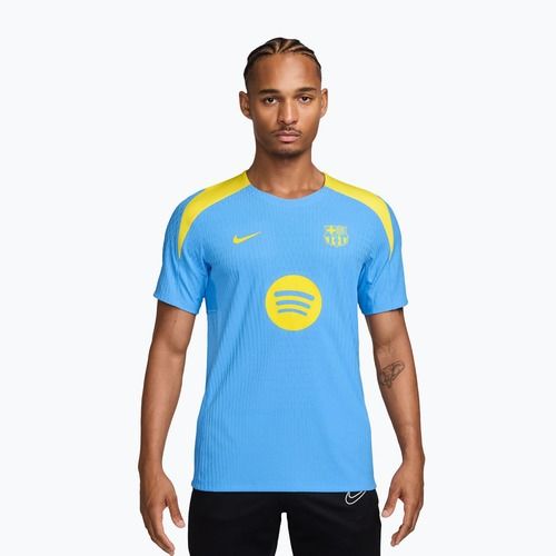 Men's football longsleeve Nike FC Barcelona Strike Elite SE Drill Top university blue/opti yellow/opti yellow