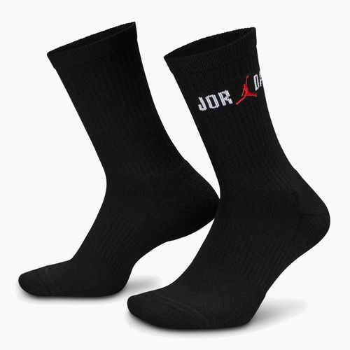 Socks  Jordan Everyday Crew 1 pair black/white/university red