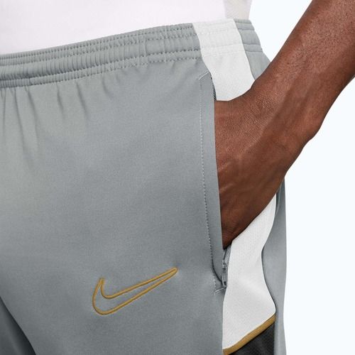 Men's trousers Nike Academy Dri-Fit light smoke grey/white/black/metallic gold