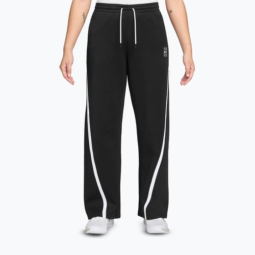 Women's tennis trousers Nike Advantage Dri-Fit Mid-Rise black/white