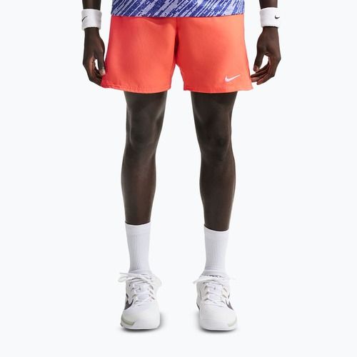 Men's tennis shorts Nike Court Dri-Fit Victory 7" turf orange/white
