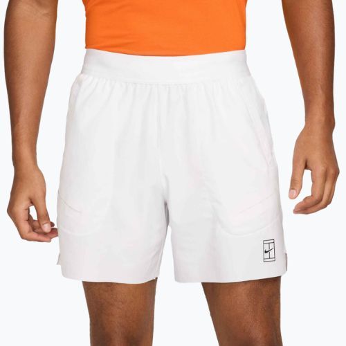 Men's tennis shorts Nike Court Dri-Fit Advantage 6" white/black
