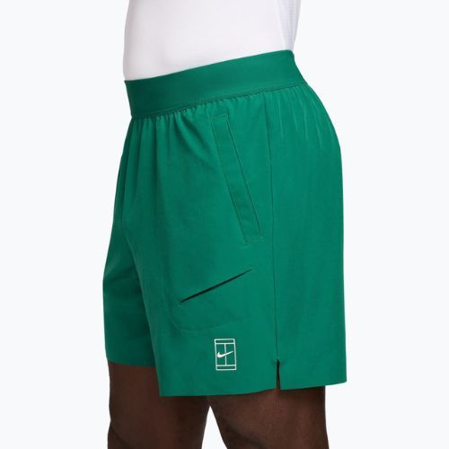 Men's tennis shorts Nike Court Dri-Fit Advantage 6" malachite/white
