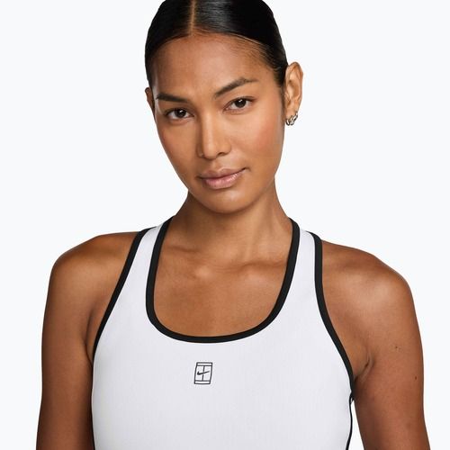Women's tennis shirt Nike Advantage Dri-Fit Tank white/black