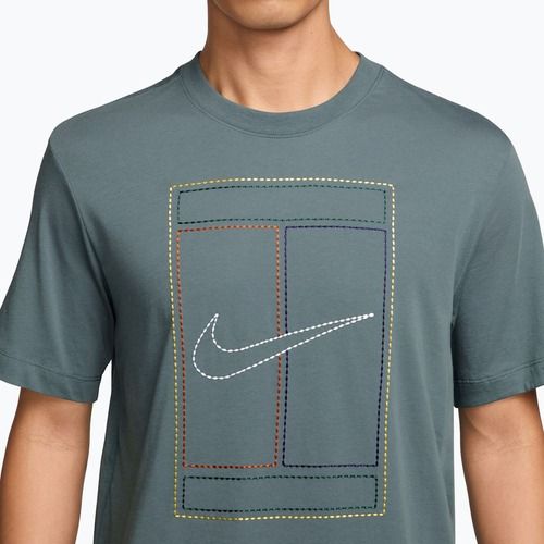 Men's T-shirt Nike Court Heritage mineral slate