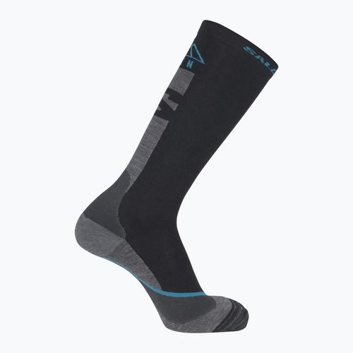 Ski socks Salomon MTN black/blue danube