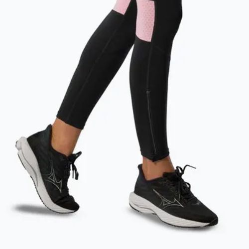 Women's running leggings Mizuno Active Warmalite Long black/mauve