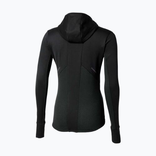 Women's running sweatshirt Mizuno Active Warm Hooded black