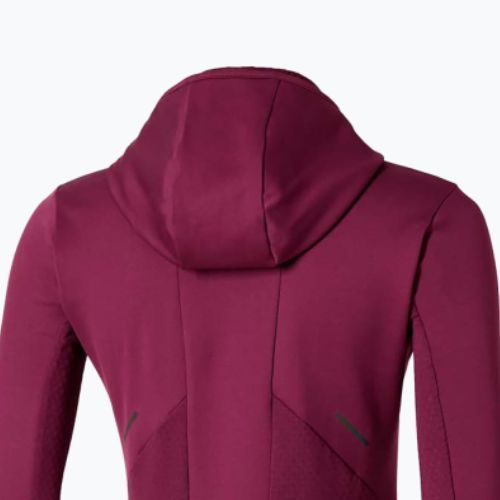 Women's running sweatshirt Mizuno Active Warm Hooded dark purple