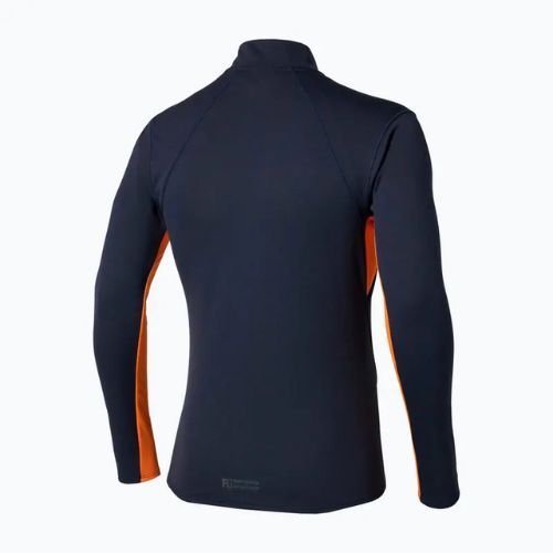 Men's running longsleeve Mizuno Tech Thermal Charge Half Zip baritone blue