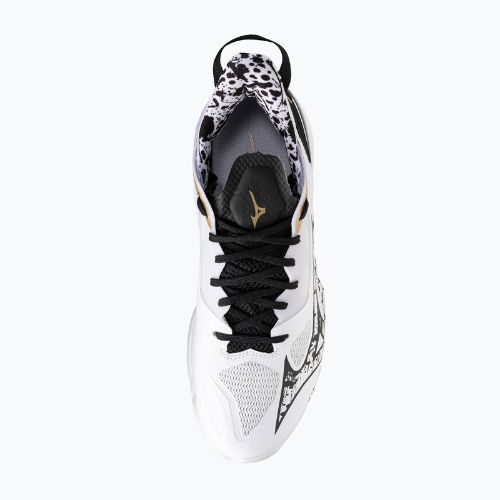 Handball shoes Mizuno Wave Mirage 5 white/black/ge gold