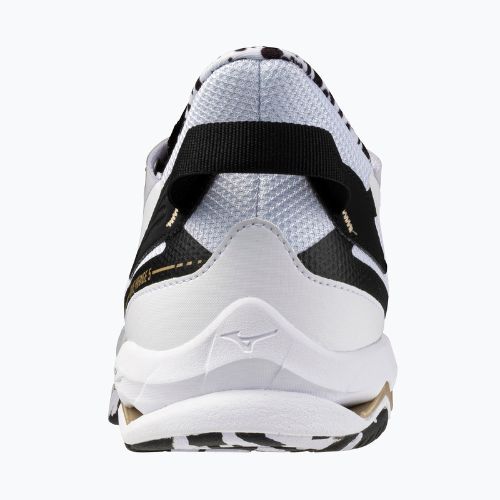 Mizuno Wave Mirage 5 handball shoes white/black/ge gold
