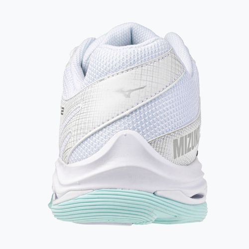 Women's volleyball shoes Mizuno Wave Voltage 2 white/blue tint