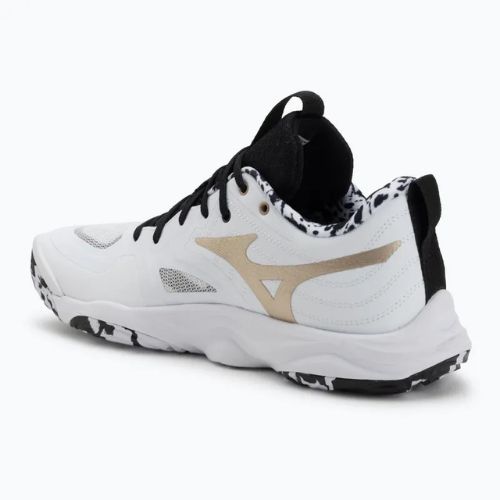 Volleyball shoes Mizuno Wave Momentum Elite white/black/ge gold