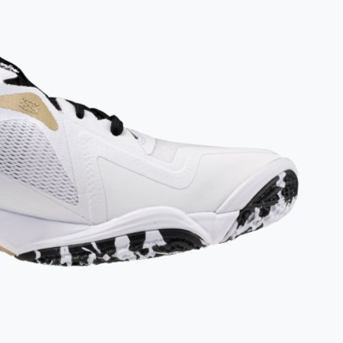 Volleyball shoes Mizuno Wave Lightning Z8 Mid white/black/ge gold