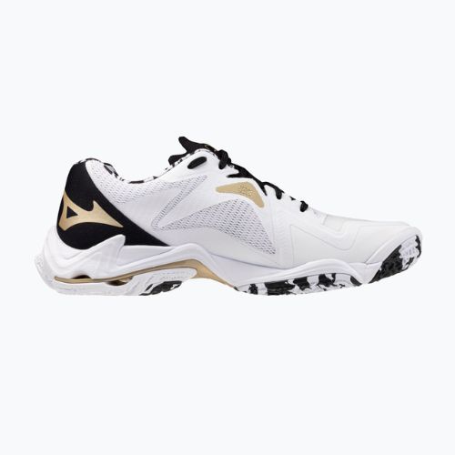 Volleyball shoes Mizuno Wave Lightning Z8 white/black/ge gold