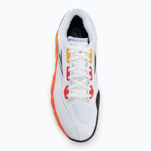 Tennis shoes Mizuno Wave Enforce Tour 6 AC white/fiery coral 2/citrus