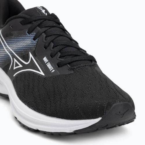 Men's running shoes Mizuno Wave Equate 9 black/white/vintage indigo
