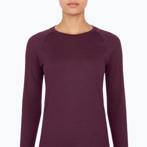 Women's thermal underwear set WOOLCANO Merino SET0543 purple