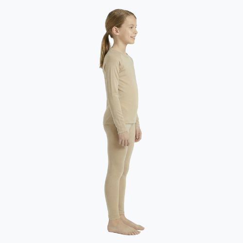 Children's thermal underwear set WOOLCANO Merino SET0683 beige
