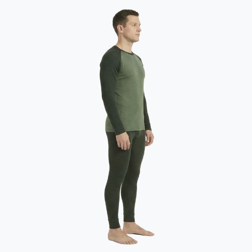 Men's thermal underwear set WOOLCANO thermal Merino SET0978 khaki