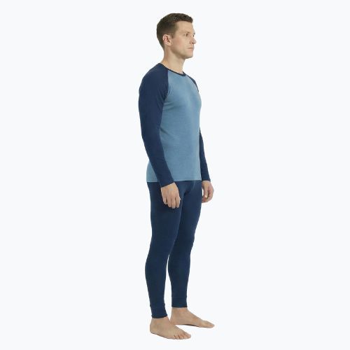 Men's thermal underwear set WOOLCANO thermal Merino SET0978 blue