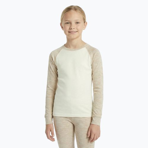 Children's thermal underwear set WOOLCANO Merino SET0982 beige