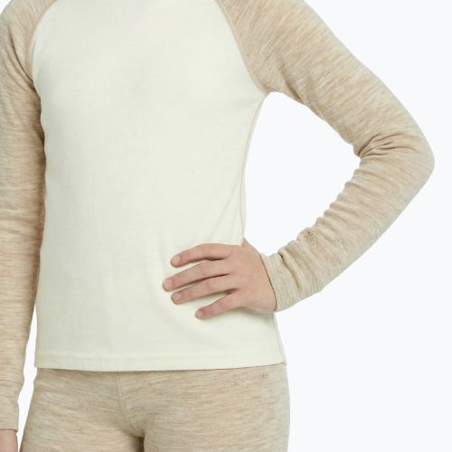Children's thermal underwear set WOOLCANO Merino SET0982 beige