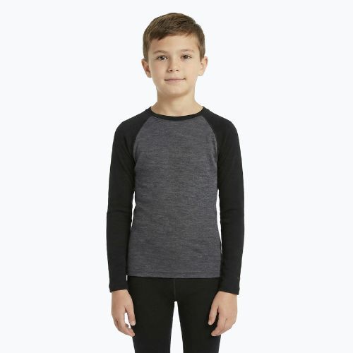 Children's thermal underwear set WOOLCANO Merino SET0982 grey