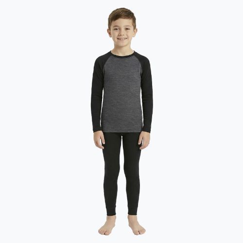 Children's thermal underwear set WOOLCANO Merino SET0982 grey